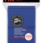 100 lommer - Ultra Pro - PRO-Matte: Blue (BlÃ¥) (HÃ¸j kvalitet) - Non-Glare - Professional Sleeves #84514