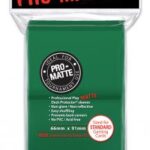 100 lommer - Ultra Pro - PRO-Matte: Green (GrÃ¸nne) (HÃ¸j kvalitet) - Non-Glare - Professional Sleeves #84517