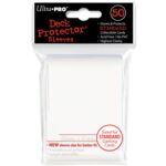 50 lommer - Ultra Pro - PRO-Gloss: White (Hvide) (HÃ¸j kvalitet) - Powder White Sleeves #82668