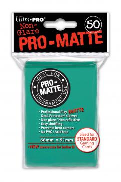 50 lommer - Ultra Pro - PRO-Matte: Aqua (HÃ¸j kvalitet) - Non-Glare - Professional Sleeves #84151