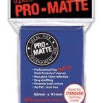 50 lommer - Ultra Pro - PRO-Matte: Blue (BlÃ¥) (HÃ¸j kvalitet) - Non-Glare - Professional Sleeves #82653