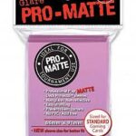 50 lommer - Ultra Pro - PRO-Matte: Pink (LyserÃ¸de) (HÃ¸j kvalitet) - Non-Glare - Professional Sleeves #84185