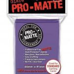 50 lommer - Ultra Pro - PRO-Matte: Purple (Lilla) (HÃ¸j kvalitet) - Non-Glare - Professional Sleeves #84187