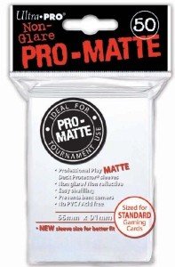 50 lommer - Ultra Pro - PRO-Matte: White (Hvide) - Non-Glare - Professional Sleeves #82651