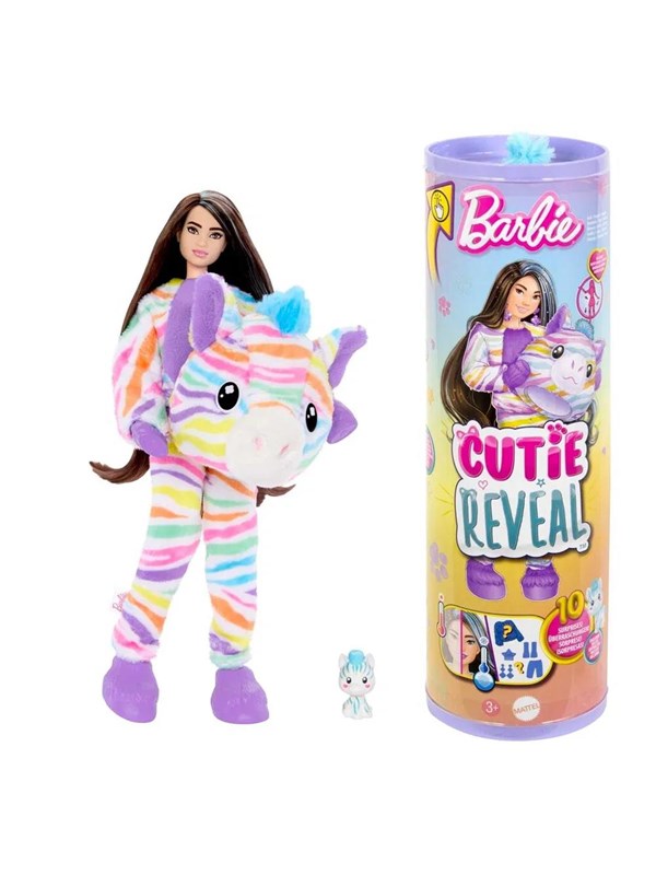 Barbie Cutie Reveal Color Dreams Zebra