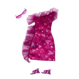 Barbie Fashions Red Hearts Dress