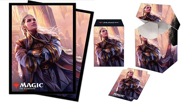 Deck Box PRO 100+ & 100 Kortlommer! (Matte Deck Protector Sleeves) - Magic - Commander Legends: V6 - Rebbec, Architect of Ascension - Ultra