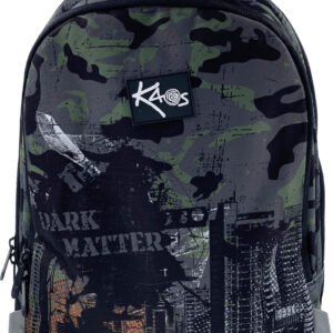 Kaos - Skoletaske - 2-i-1 - Dark Matter