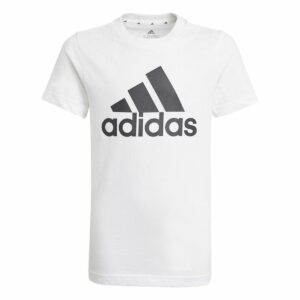 Kortærmet T-shirt Adidas Essentials Hvid 9-10 år