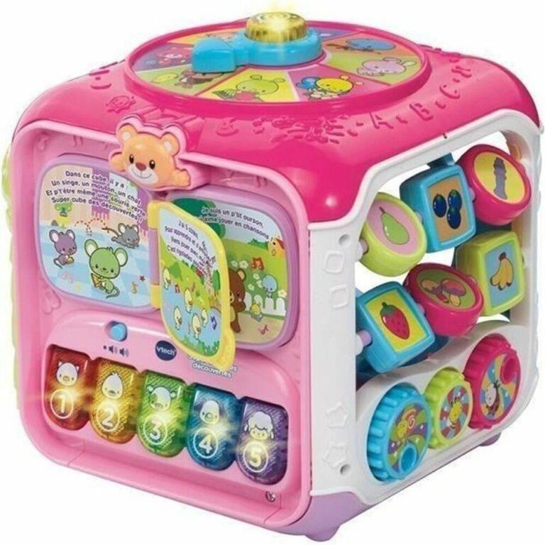 Lærerigt Spil Vtech Baby Super cube des découvertes rose