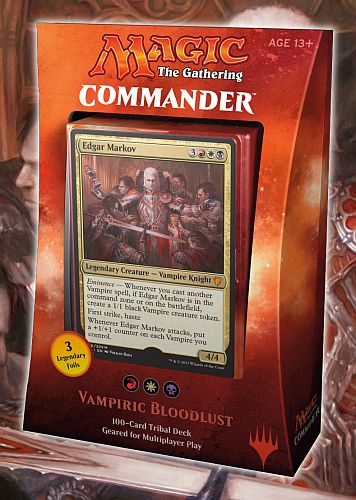 Magic Commander 2017 [EDH] Multiplayer Deck: Vampiric Bloodlust (Vampire Tribal) - 100 kort