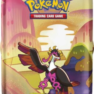 Pokemon Tin Kasse - 2024 Summer Scarlet & Violet: Shrouded Fable Mini Tin: Fezandipiti (2 Boosters & KlistermÃ¦rker)