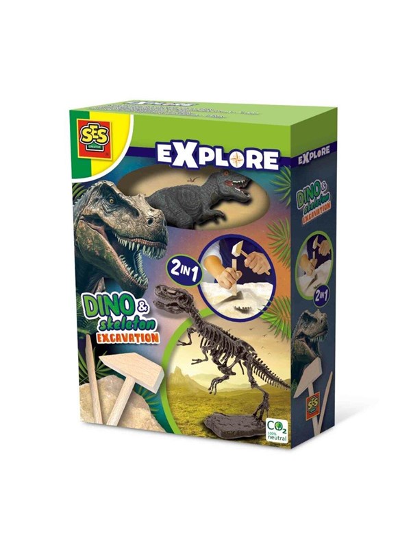 SES Creative Dino & Skeleton Excavation - T-rex