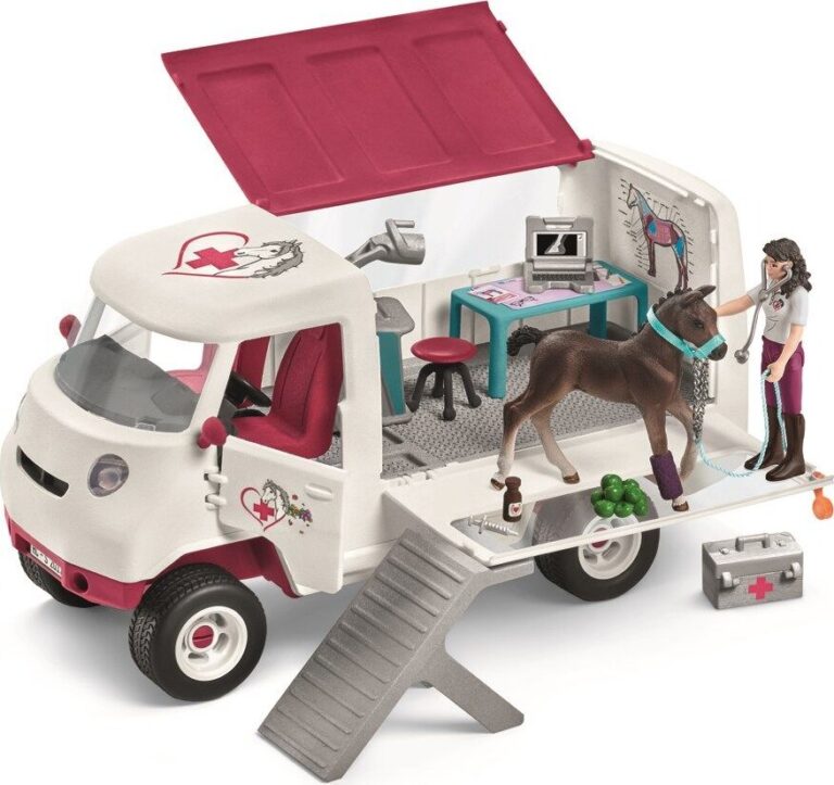 Schleich Horse Club - Mobil Dyrlæge Med Føl - 42439