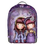 Skoletaske The Duet Gorjuss M572A Lilla 32 x 45 x 13.5 cm