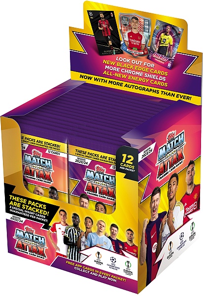 Topps Match Attax - Match Attax 2023/2024: UEFA Champions League - Booster Display (Box med 36 Pakker)