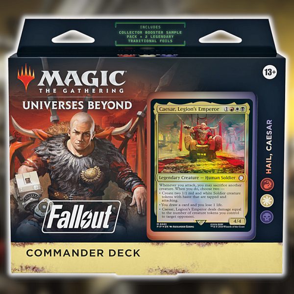 Universes Beyond: Fallout - Commander [EDH] Multiplayer Magic Deck: V1 - Hail, Caesar - 100 kort