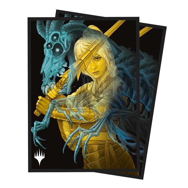 100 Lommer! Magic Duskmourn: Alt Art Key Character Mythic 1 - Deck Protector Sleeves - Ultra Pro #38585