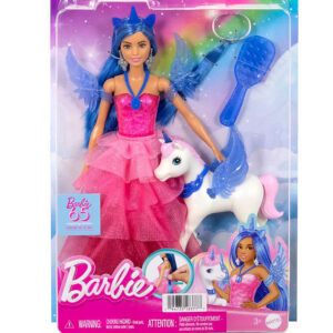 Barbie Dukke - 30 cm - Touch Of Magic Sapphire Alicorn Doll