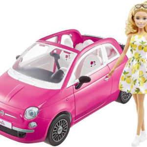 Barbie Fiat 500 med Dukke