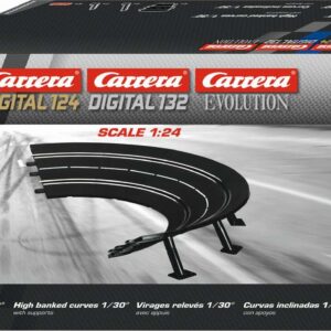 Carrera - High Banked Curve 1/30° - Digital 132 - Digital 124 - Evolution - 6 Stk - 1:24 - 20574