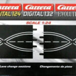 Carrera - Lane Change Sektion - 2 Dele - 1:32-1:24 - Analog - 20020517