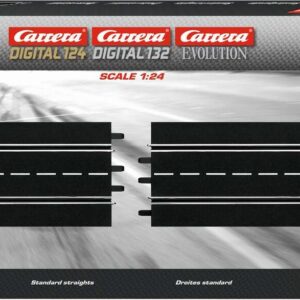 Carrera - Standard Straights - 2 Dele - 1:32-1:24 - Analog - 20020601