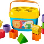 Fisher-price - Puttekasse - Babys Første Klodser - 10 Klodser