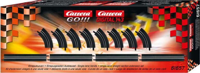 Go!!! Single Lane Curves/straights Exten. Set 1:43 - 20061657 - Carrera