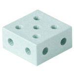 MODU Klods Firkant - 20x20x10 cm - Ocean Mint