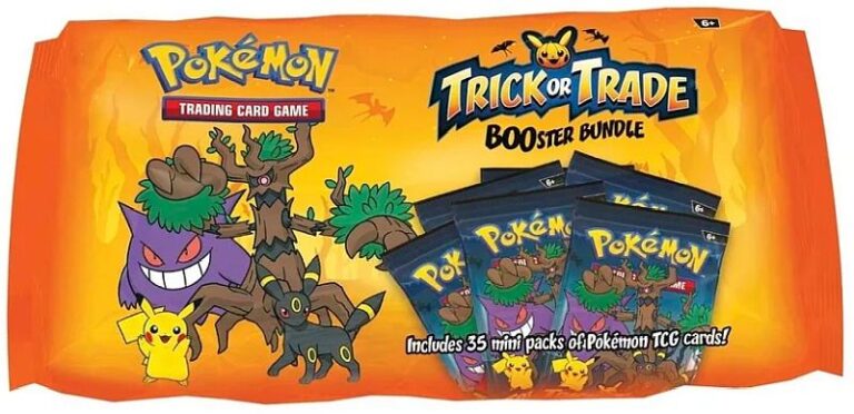 Pokemon Booster Pakke - Trick or Trade 2024 (Halloween) BOOster Bundle - 35 Mini-Boosters