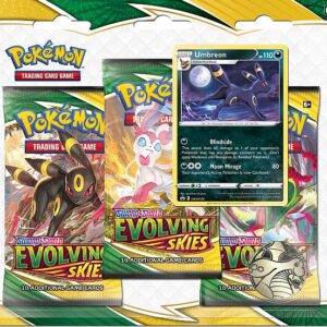 Pokemon SWSH Evolving Skies 3-Pack Blister: Umbreon