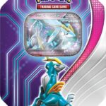 Pokemon Tin Kasse - 2024 Wave 3 Fall: Iron Crown ex (Future Cobalion) - Paradox Destinies Collector's Tin Box (4 Boosters)