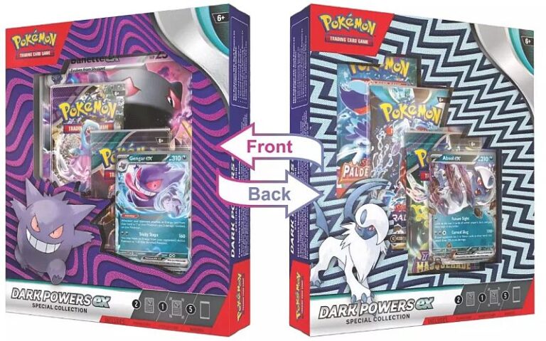 Pokemon ex Box: Dark Powers ex Special Collection (2024) (5 Boosters)