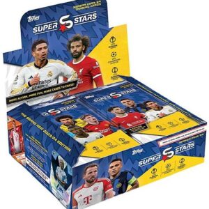 Topps UCC Superstars 2023/2024 (UEFA Champions League) - Booster Display (Box med 24 Pakker)