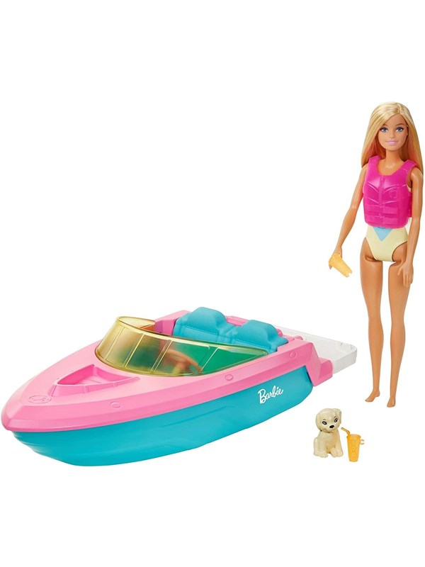 Barbie Doll & Boat Playset