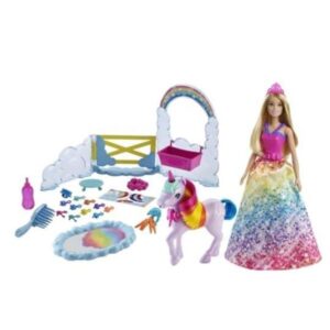 Barbie Dreamtopia Doll And Unicorn