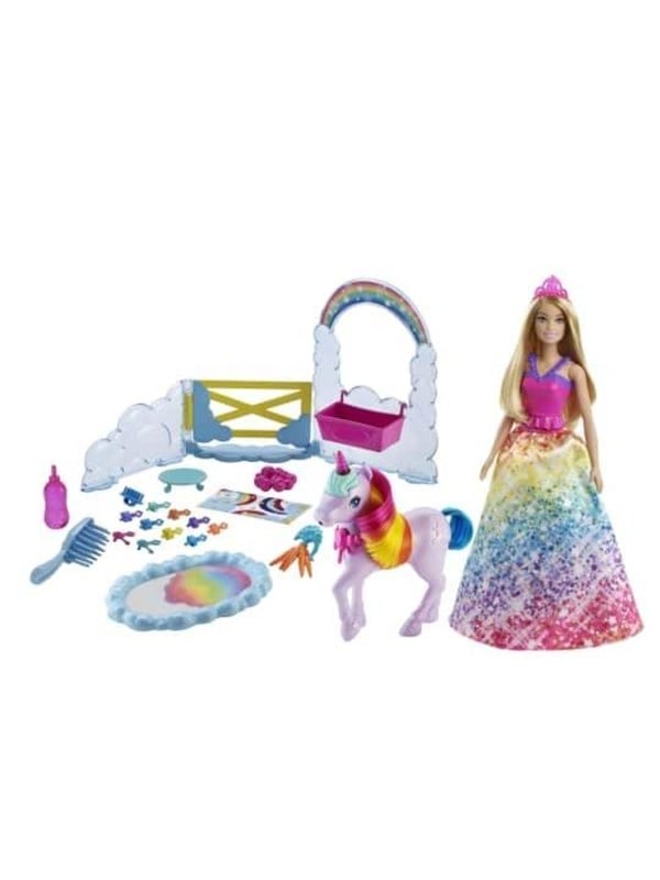 Barbie Dreamtopia Doll And Unicorn