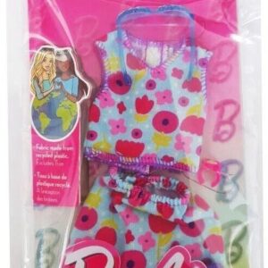 Barbie - Fashion And Accessories Complete Look - Small Flowers (hrh39)