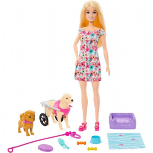 Barbie Pet Dukke med Hunde