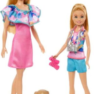 Barbie - Stacie & Barbie Doll Set With 2 Pets (hrm09)