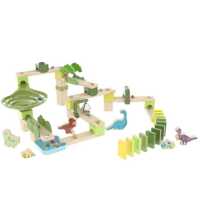 Hape Kuglebane - Dino Adventure Marble Run - 131 Dele