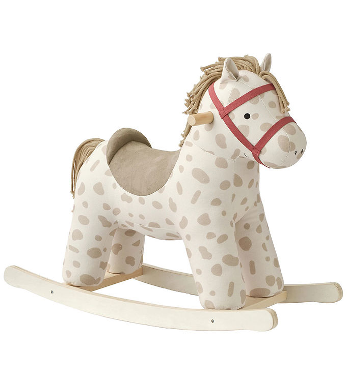 Kids Concept Gyngehest - Horse Dotty - White/Beige