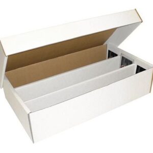 !Kortkasse - Opbevaringsboks (Hvid Pap) - Super Shoe Storage Box - Holder 3000 kort (Kort lÃ¥g) - #BCW-1-BX-SSHOE