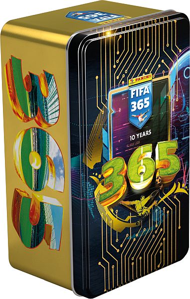 Panini Adrenalyn XL: FIFA 365 2025 Nordic Edition - Mega Tin - 10 Boosters, 4 Limited-kort