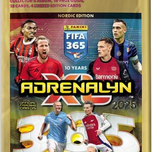 Panini Adrenalyn XL: FIFA 365 2025 Nordic Edition - StartersÃ¦t - Mappe, Guide, 3 Boosters & 3 Limited-kort