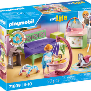 Playmobil - Sleeping Room With Baby Play Corner (71609)