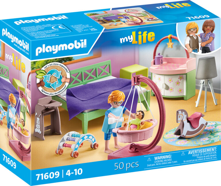 Playmobil - Sleeping Room With Baby Play Corner (71609)