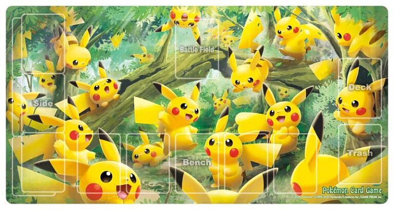 Pokemon SpillemÃ¥tte (Playmat) - Pikachu Forest Outbreak