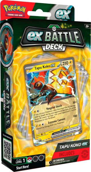 Pokemon ex Battle Deck: Tapu Koko ex (2024)